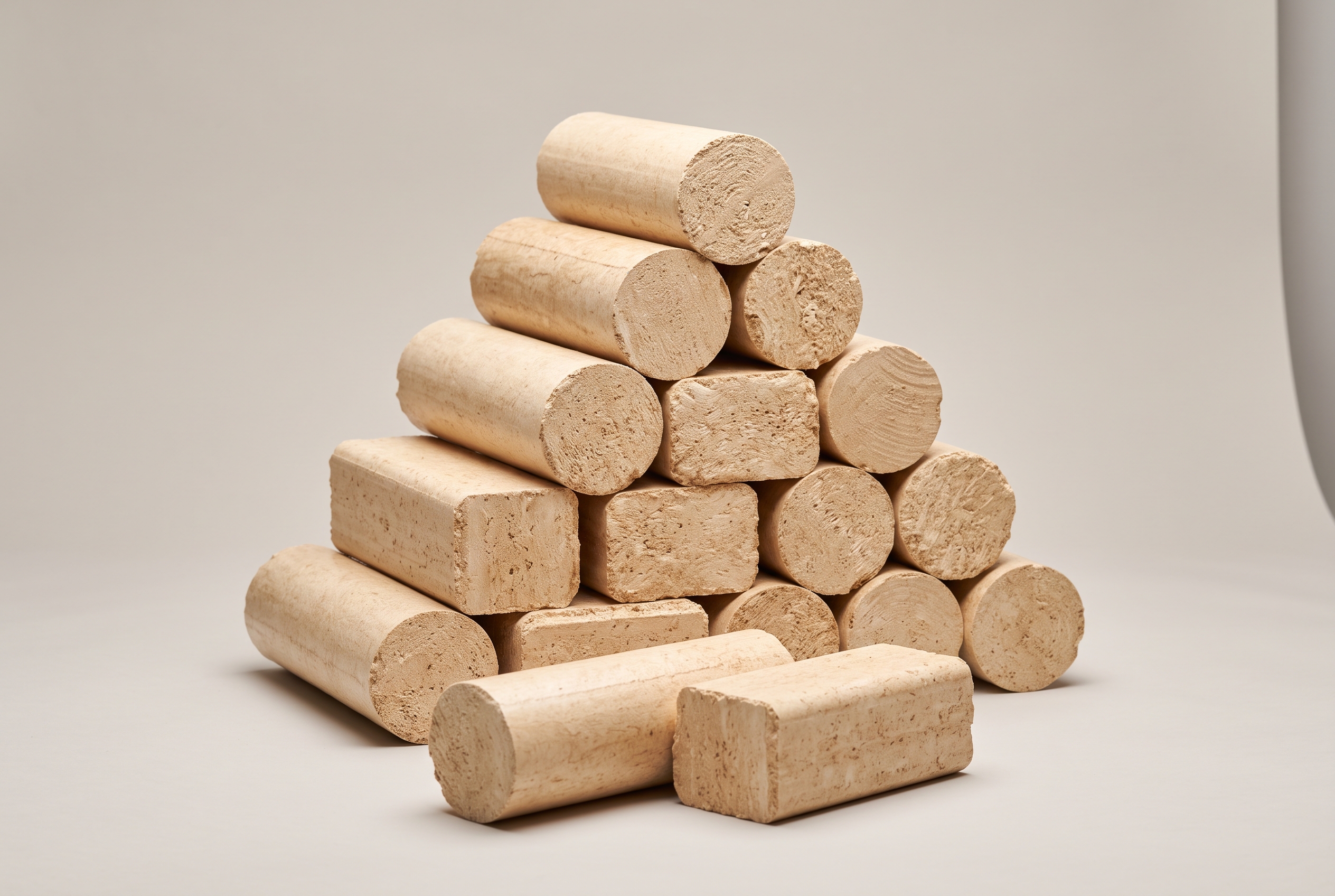 Briquettes de bois densifié